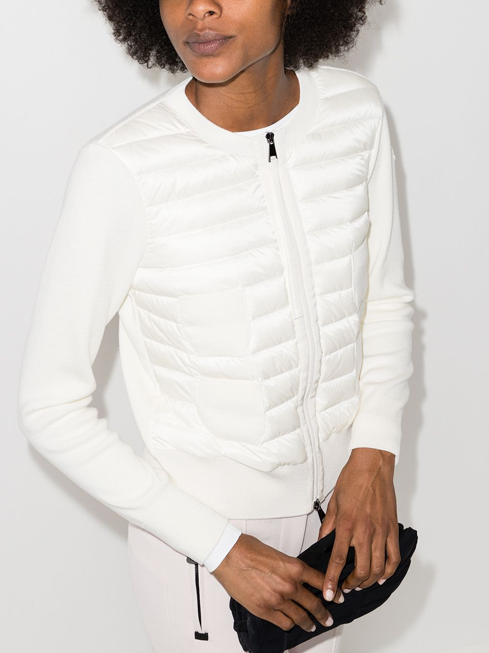 Moncler Quilted Zipped Cardigan - 3