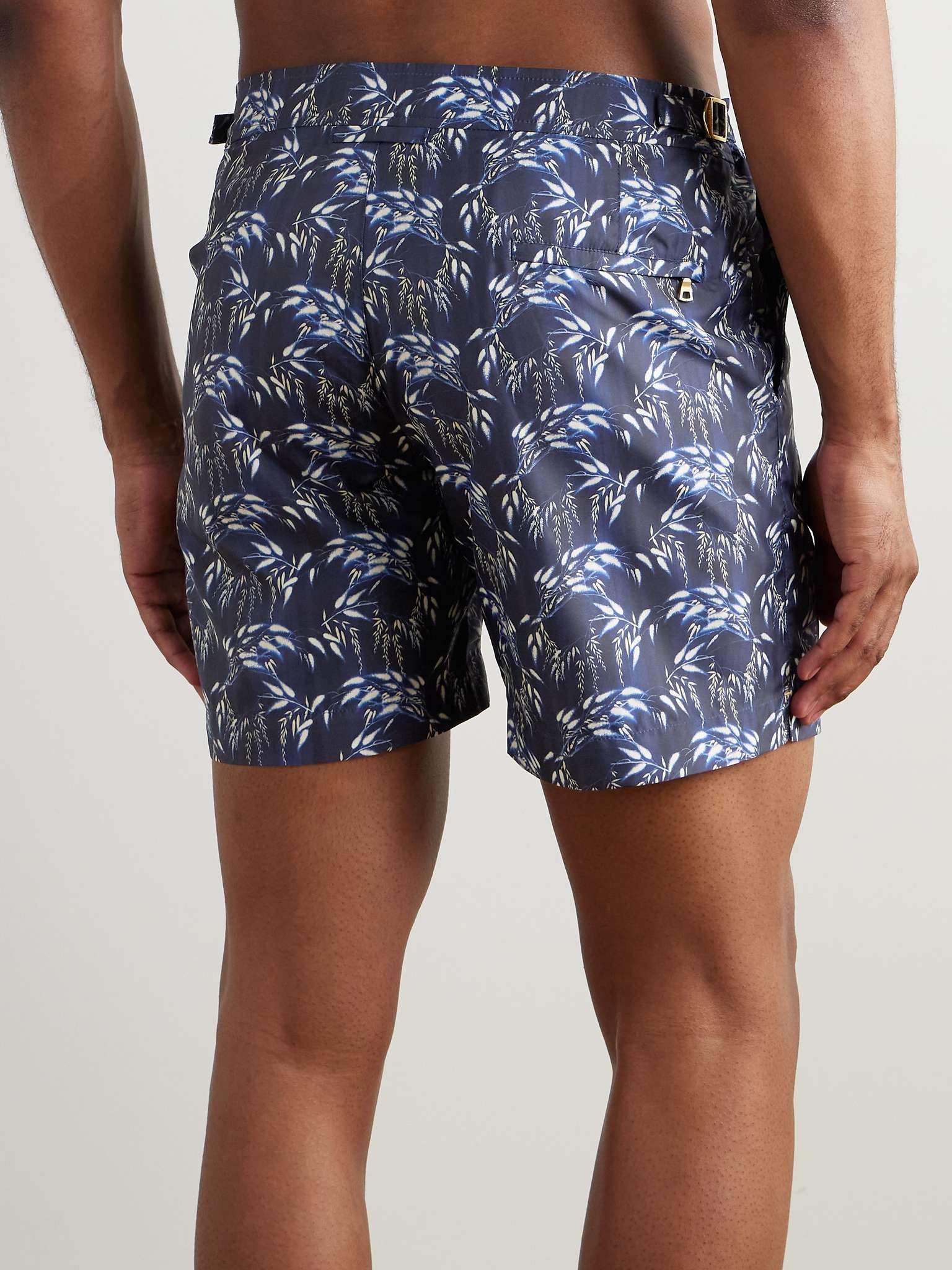 Bulldog Slim-Fit Mid-Length Printed Recycled Swim Shorts - 3