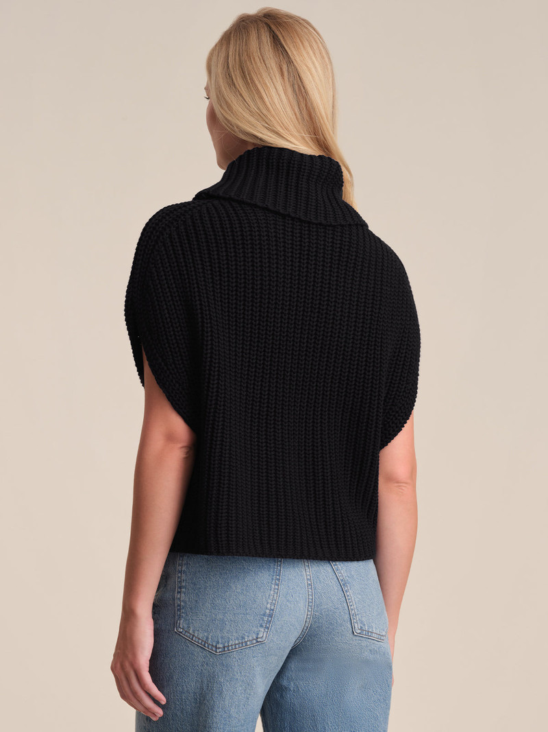 525 america Cate: Cotton Sleeveless Turtleneck Sweater outlook