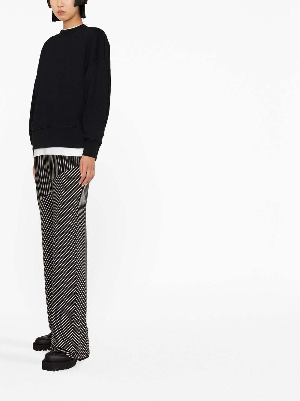 logo-print long-sleeve top - 5