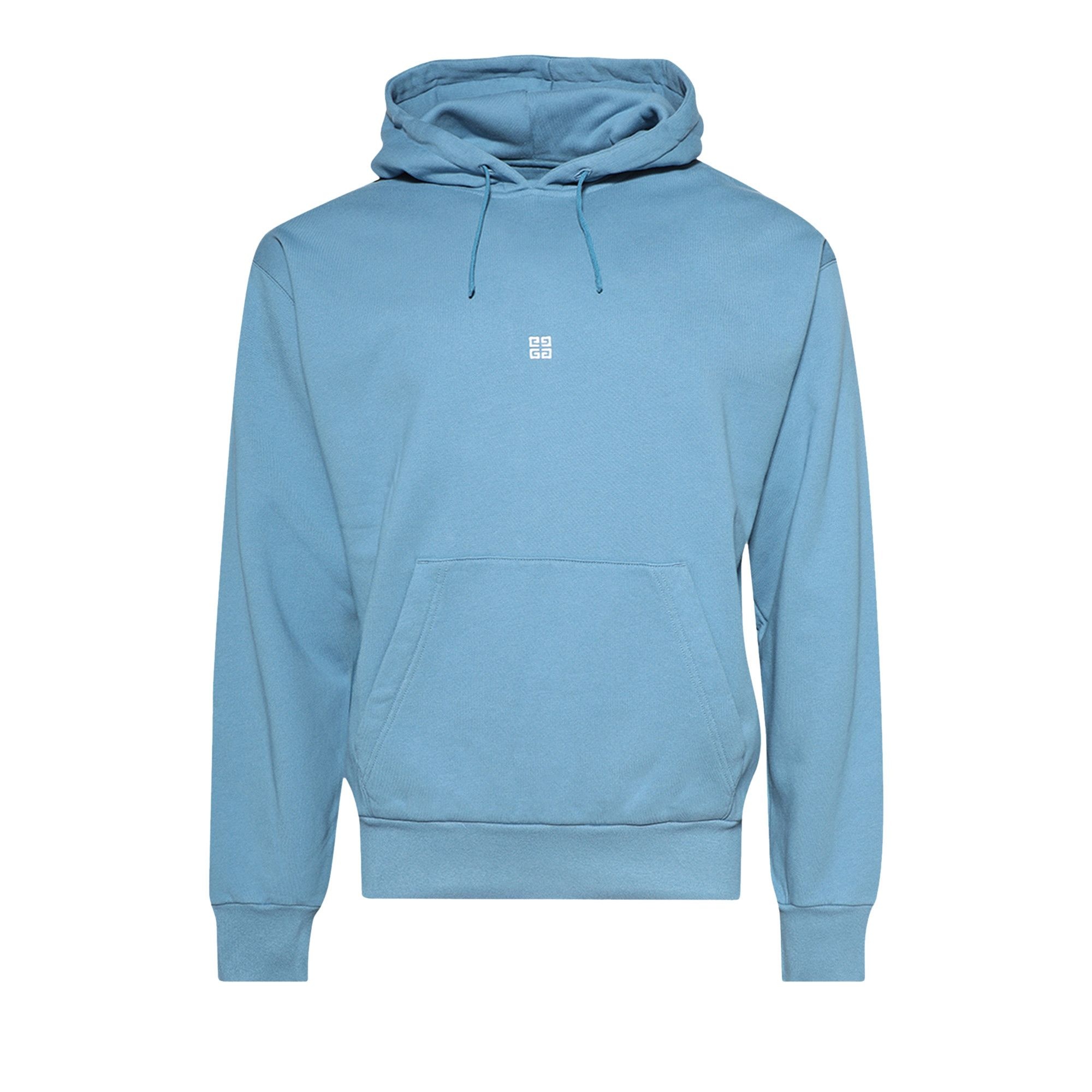Givenchy Boxy Fit Hoodie With Pocket Base 'Blue/White' - 1