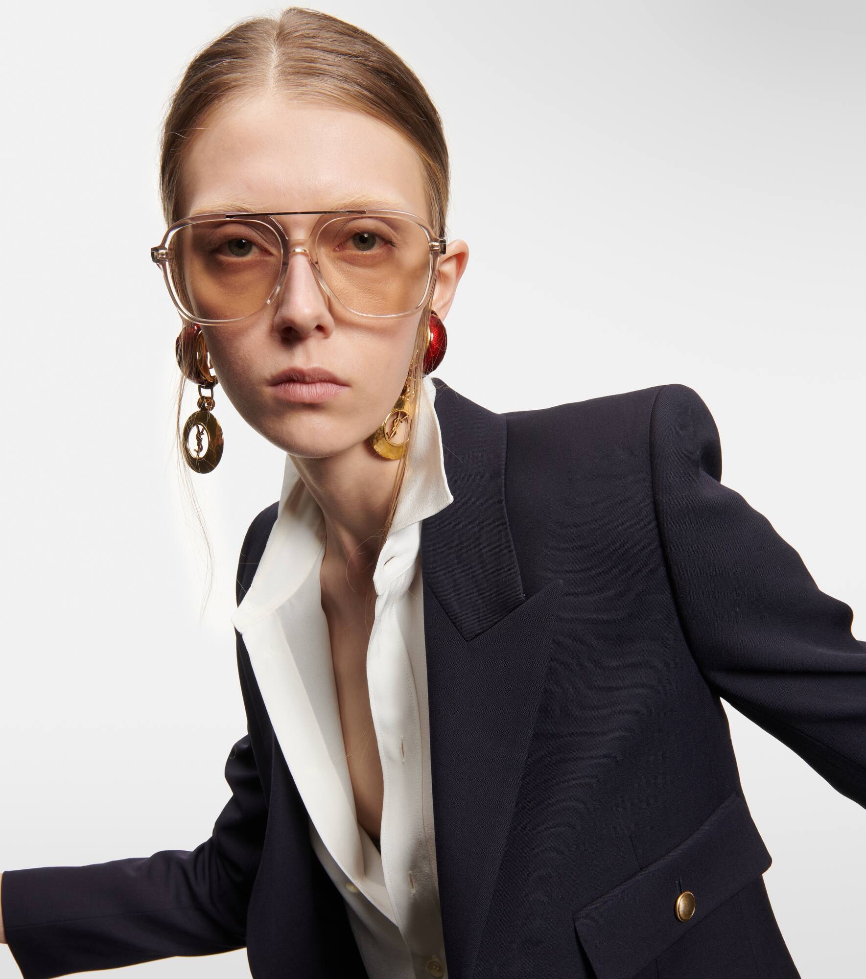 Aviator acetate sunglasses - 6
