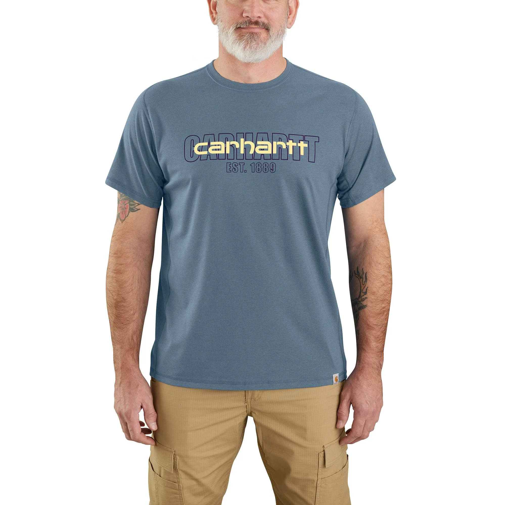 Carhartt Force® Relaxed Fit Short-Sleeve Logo Graphic T-Shirt - 1