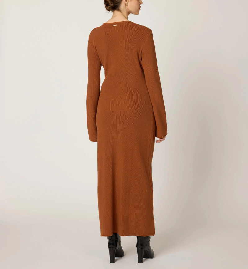 HJARTA MIDI DRESS | CLAY 3