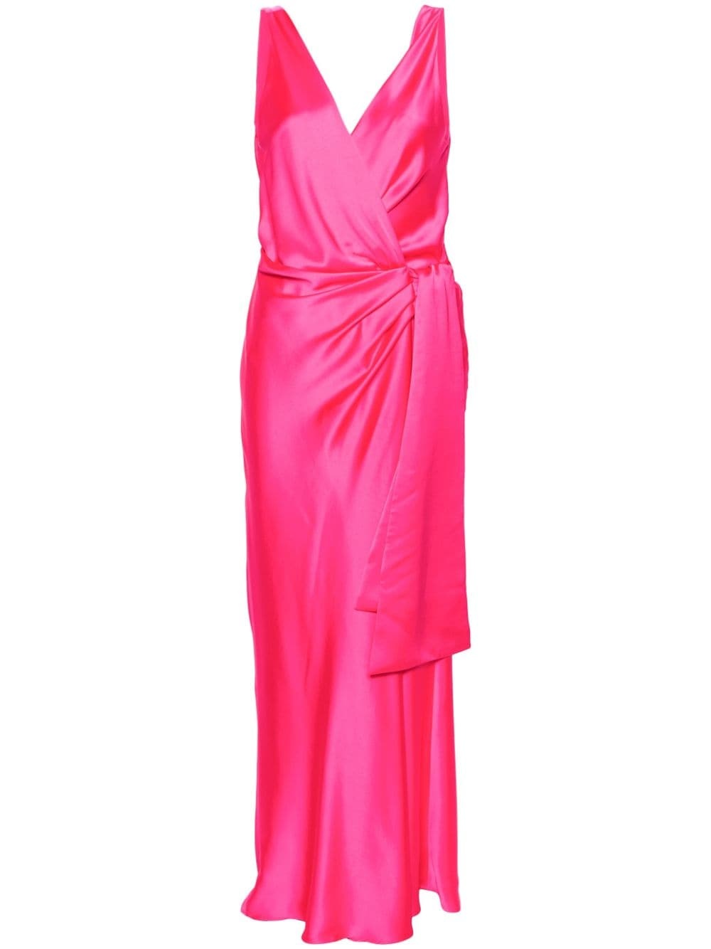 Elegant Hammered satin gown - 1