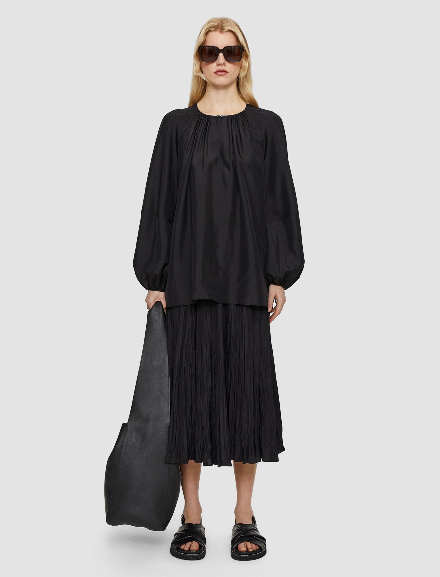 Silk Habotai Bramwell Blouse - 2