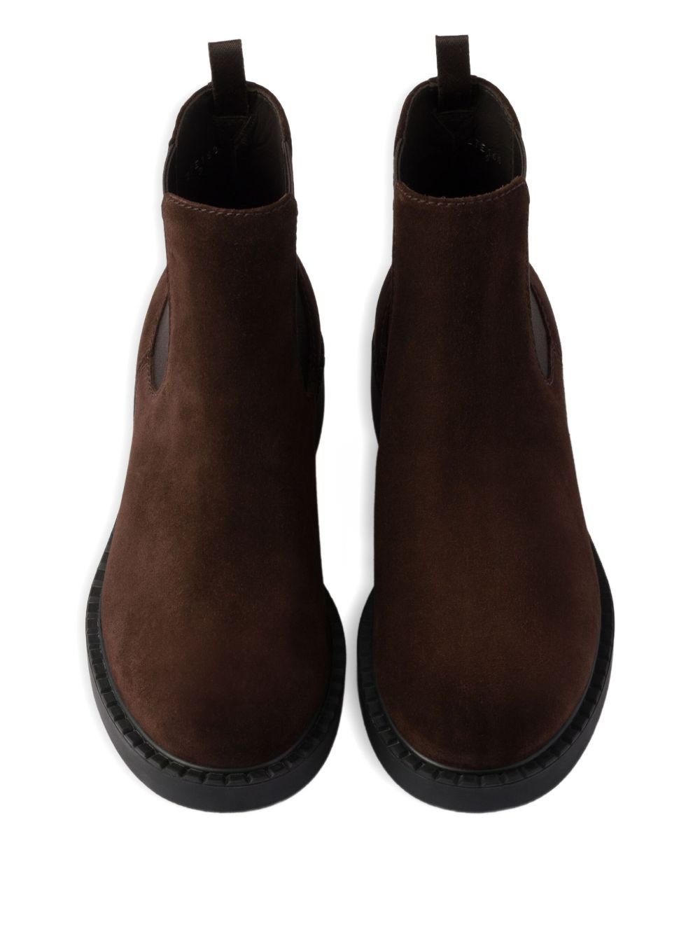 elastic-panel suede chelsea boots - 4