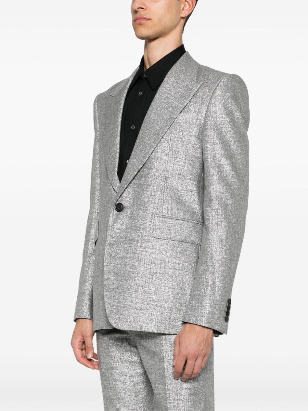 single-breasted blazer - 3