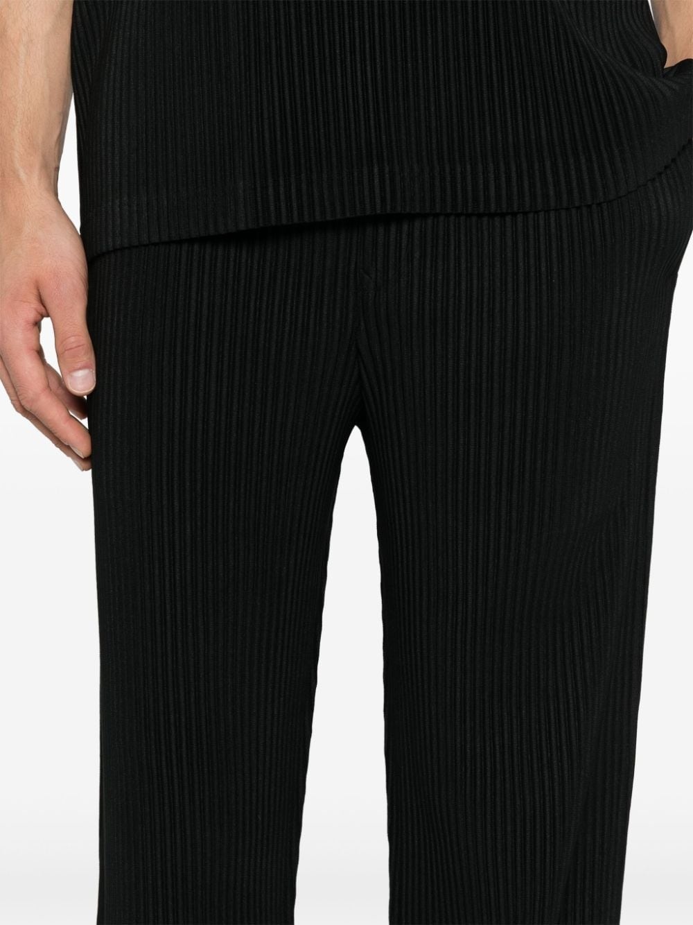 Basic slim-fit trousers - 5