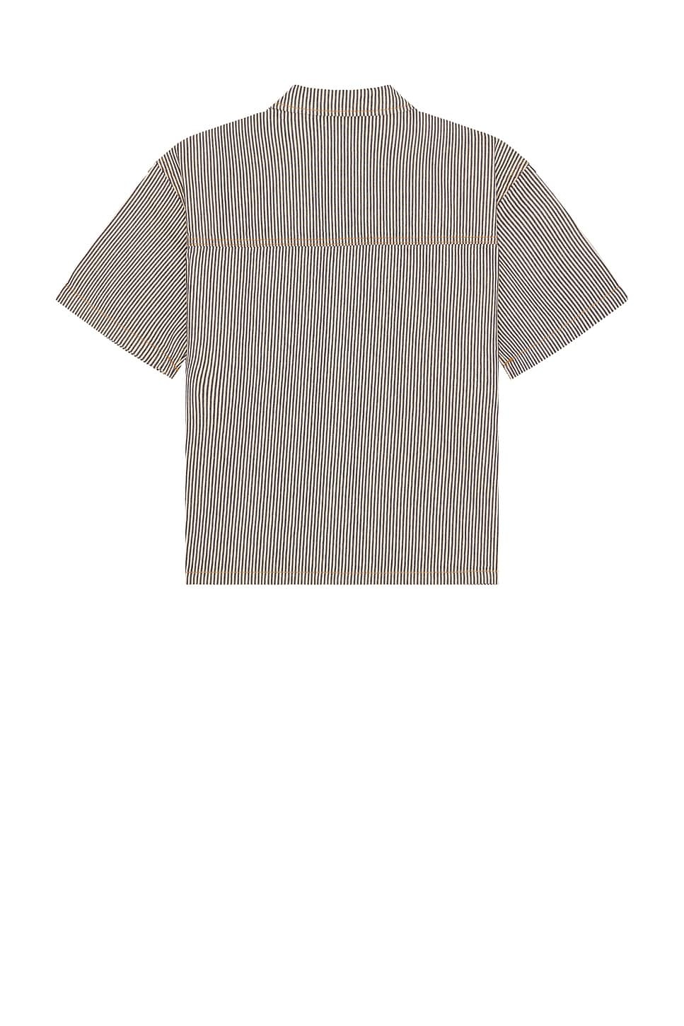 Pin Short Sleeve Woven Shirt - 2