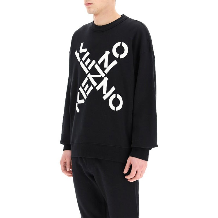 KENZO Round Collar Long Sleeve Male Black FA65SW5214MS-99 - 6