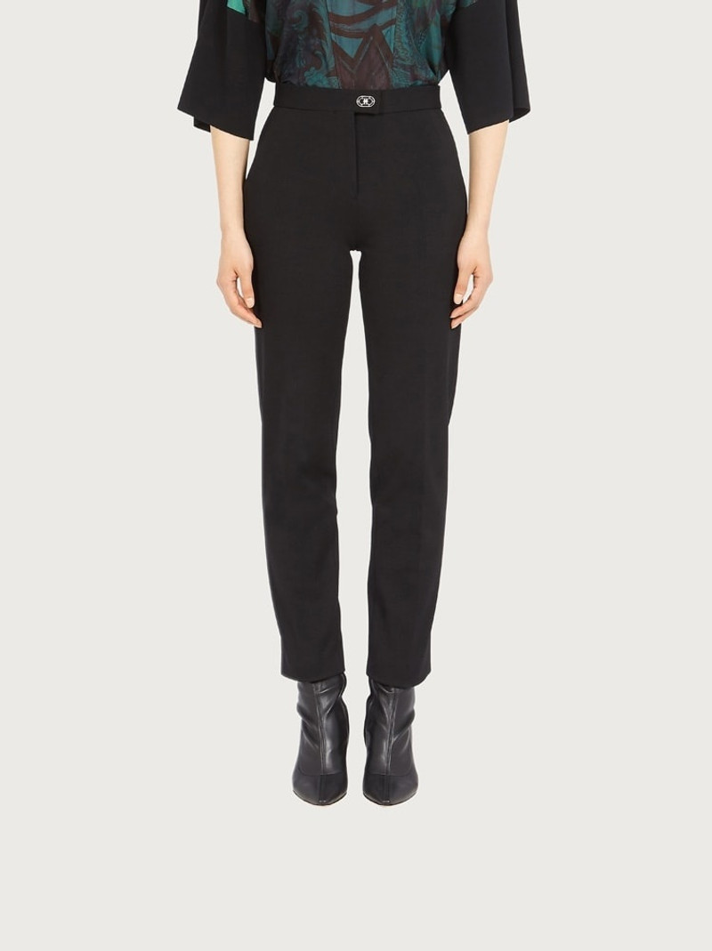 FERRAGAMO JERSEY FLARED TROUSER outlook