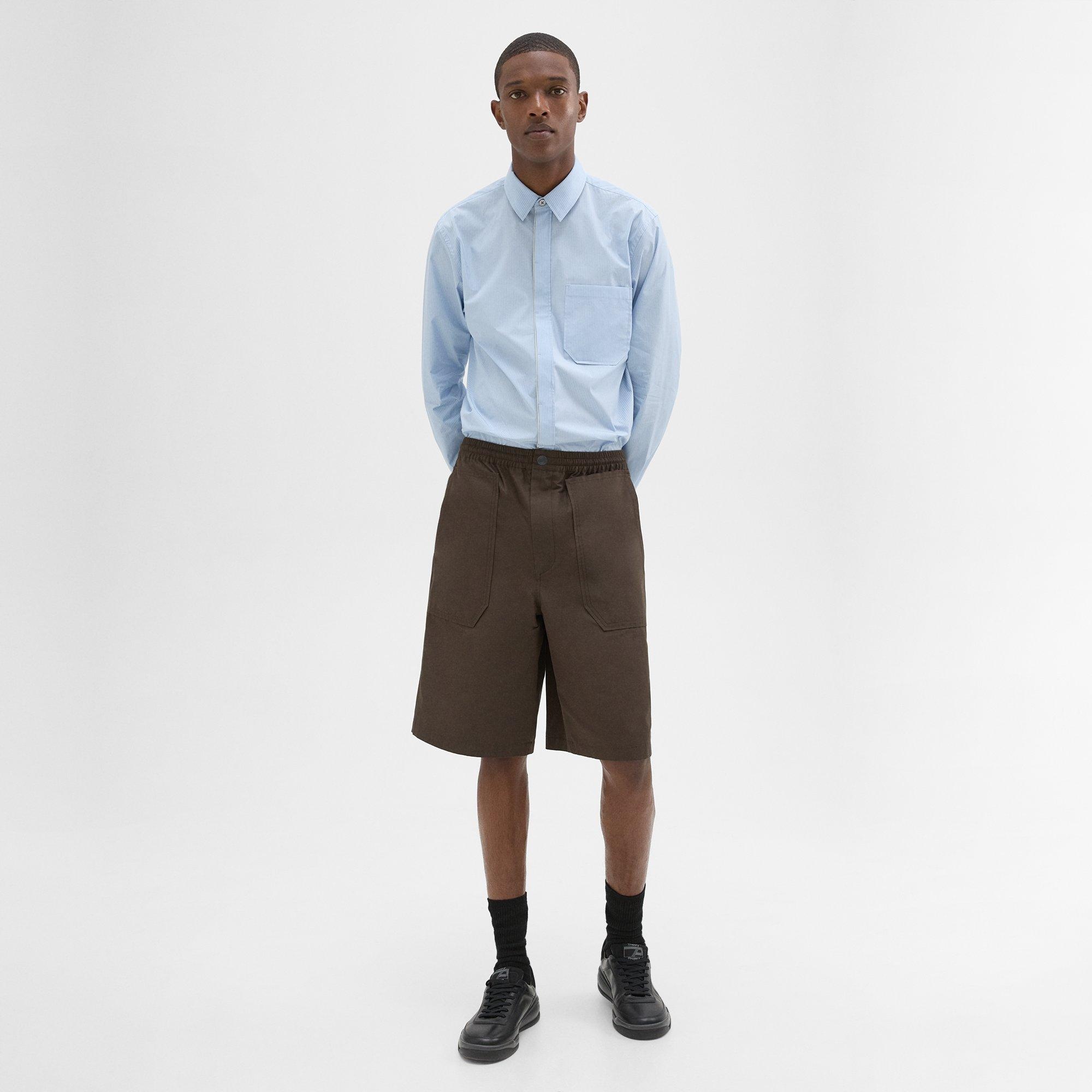 Cotton-Blend Pull-On Short - 2