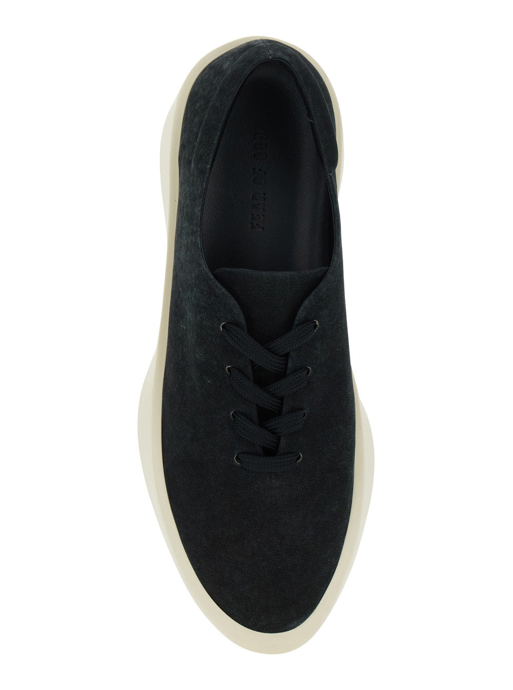 Fear Of God Men Black Low Top Sneakers With Logo Patch On The Rear In Suede Man - 4