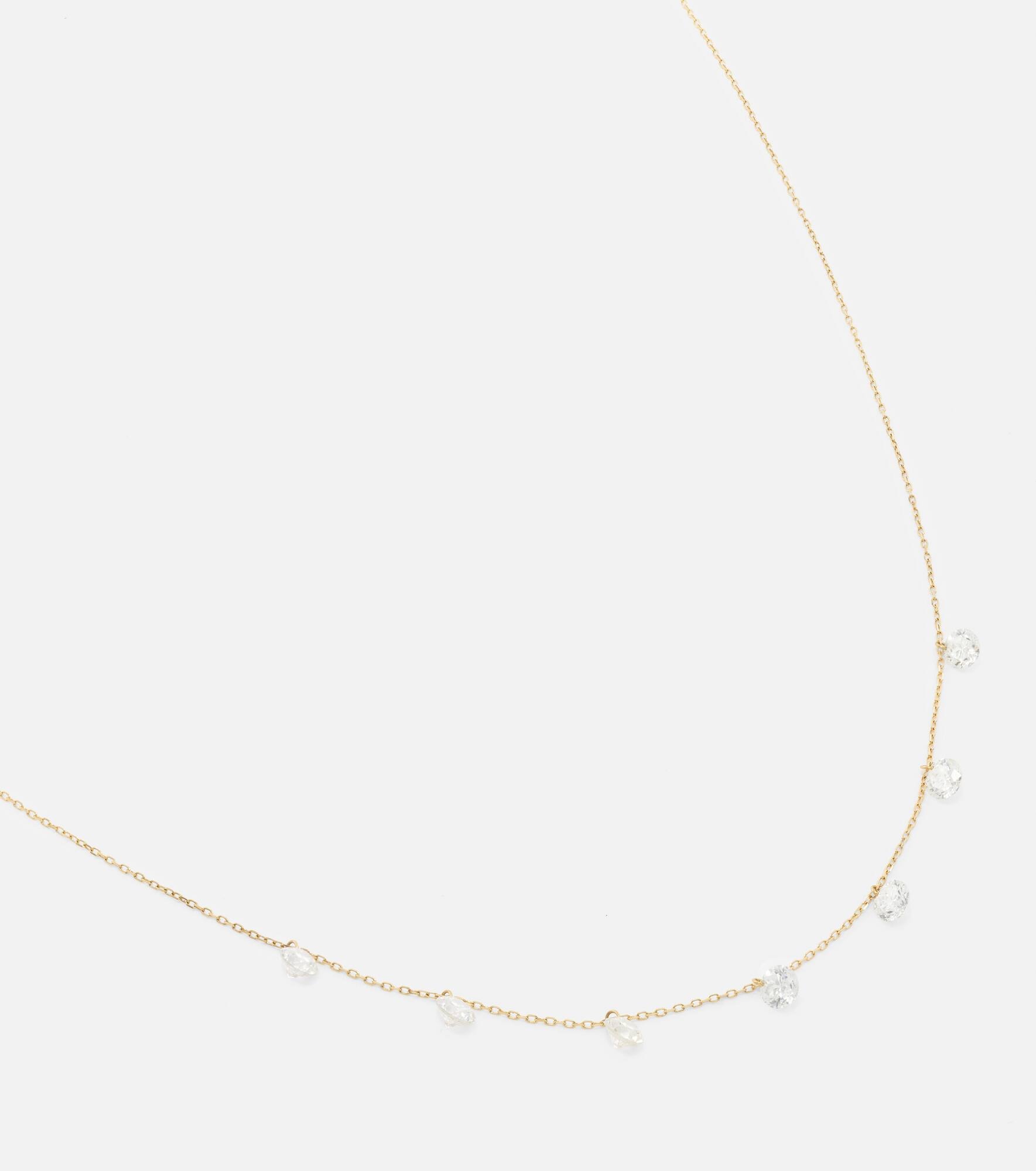 Danaé 18kt gold necklace with diamonds - 6