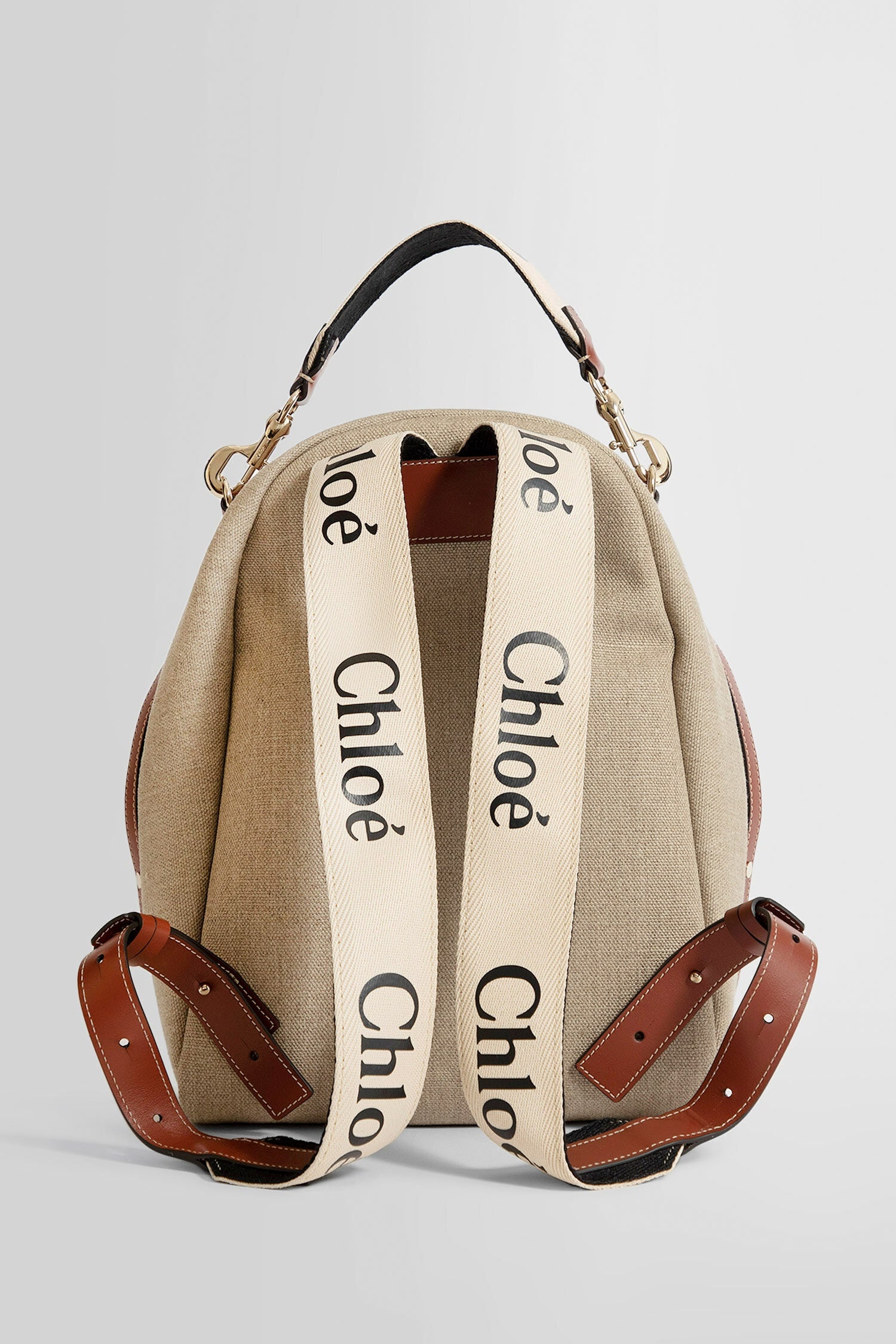 CHLOÉ WOMAN BEIGE BACKPACKS - 3