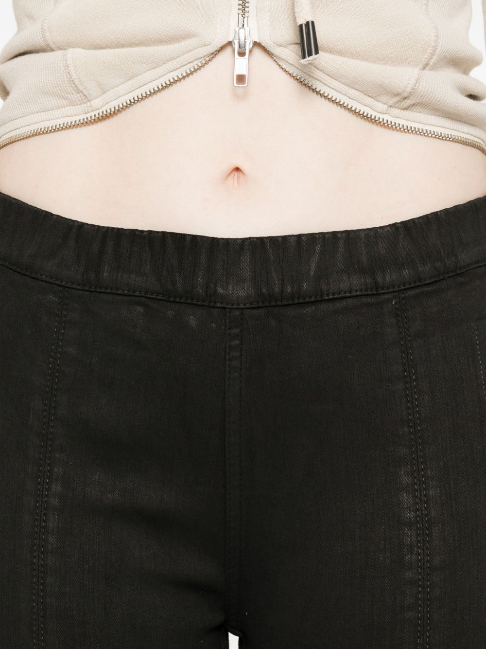 front-split zip-detail jeans - 5