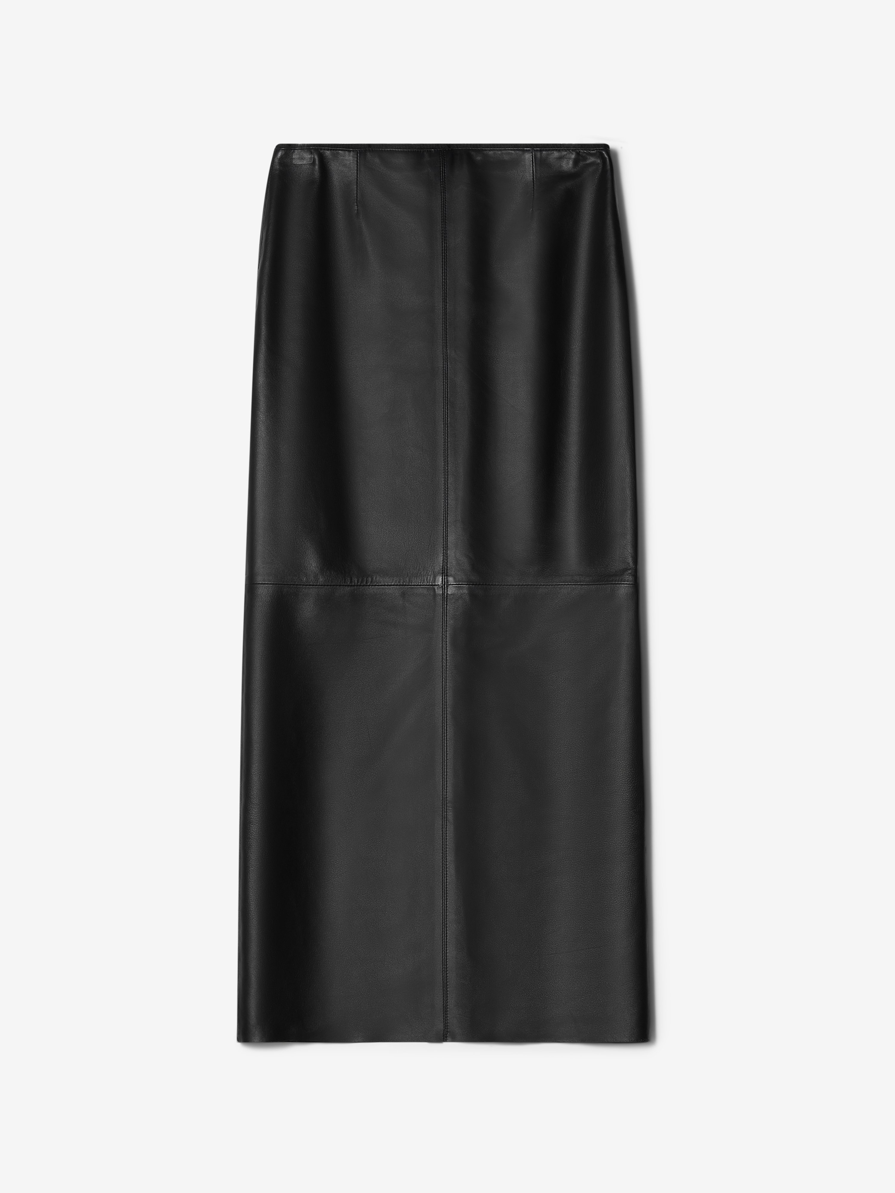Leather pencil skirt - 1