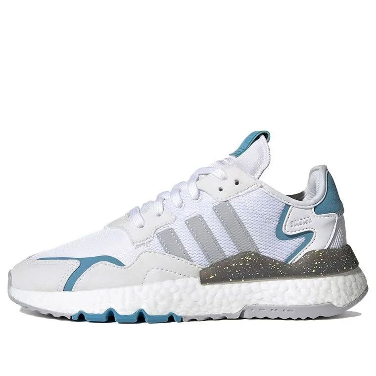 (WMNS) adidas originals Nite Jogger Shoes White/Blue FX6904 - 1