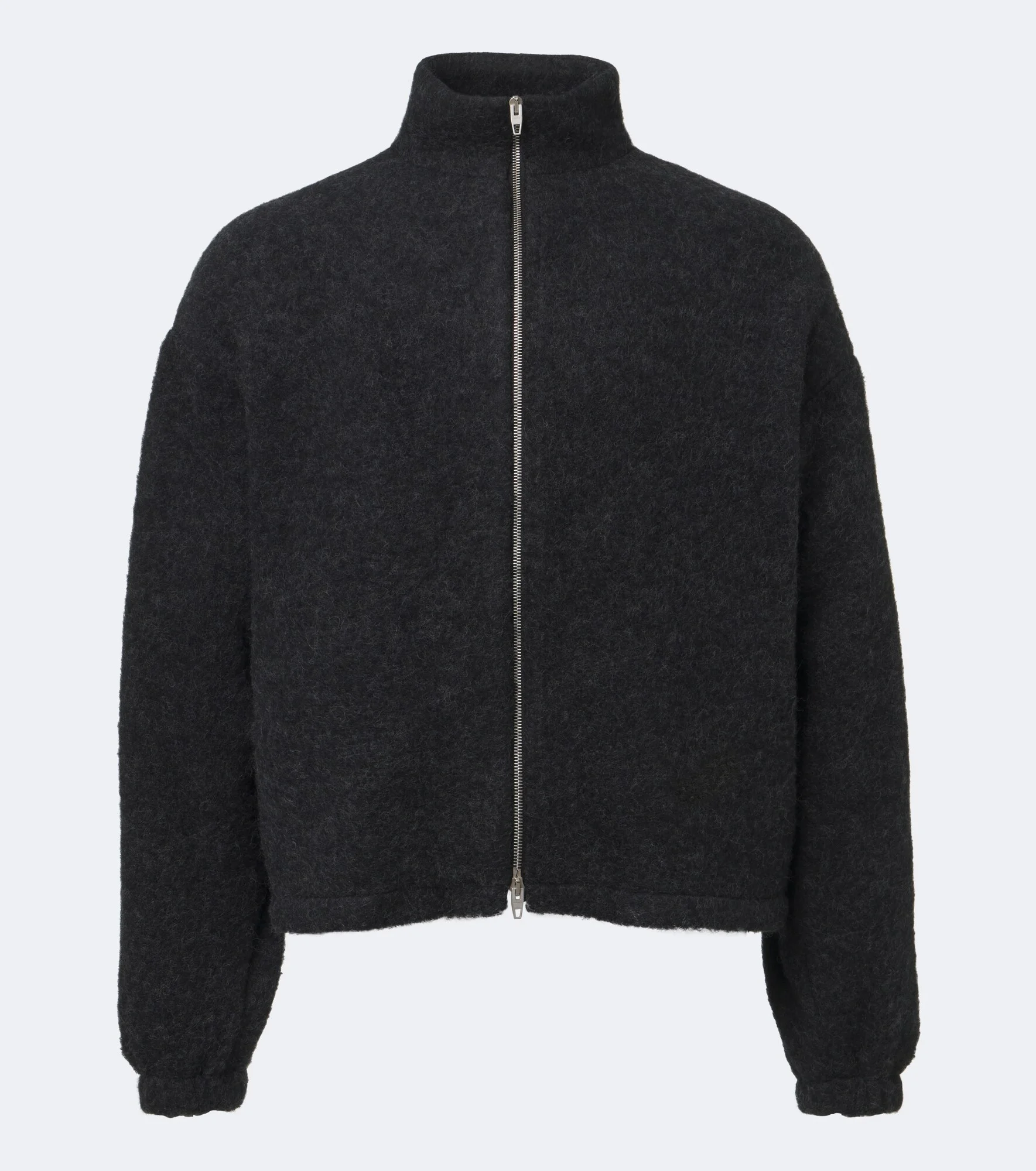 Wool-blend fleece sweatshirt - 1