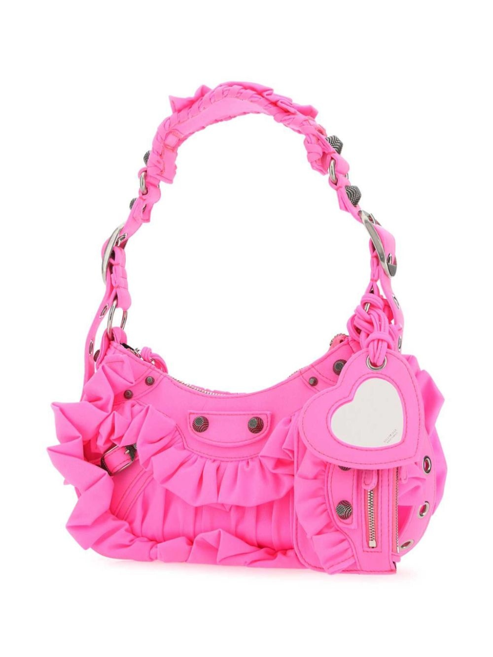 Le Cagole ruffles shoulder bag - 3
