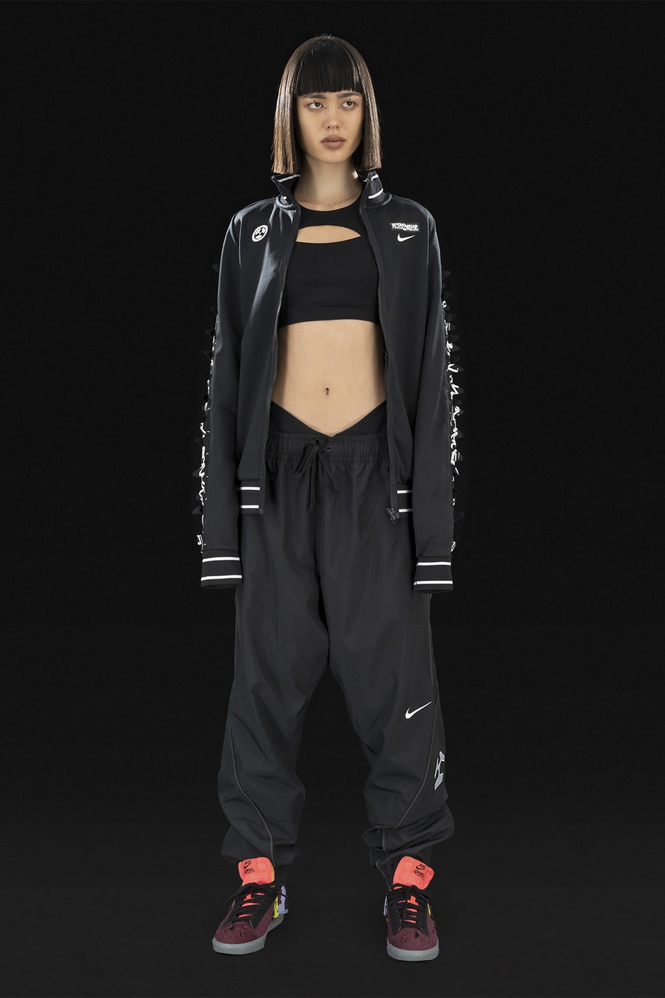 GGG-J1-011 Nike® Acronym® Track Jacket Knit Black/Black - 5