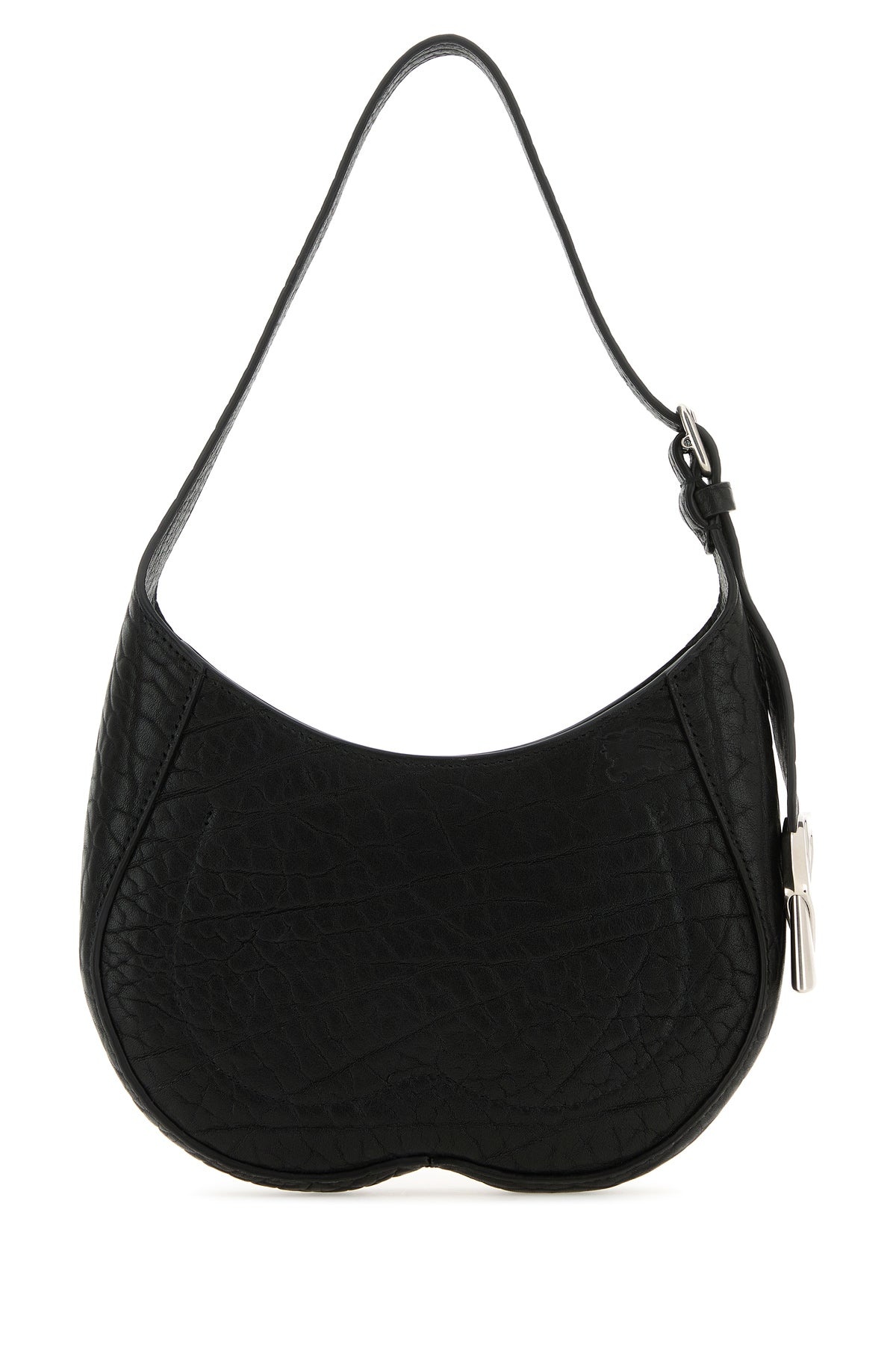 Black leather small Chess shoulder bag - 3