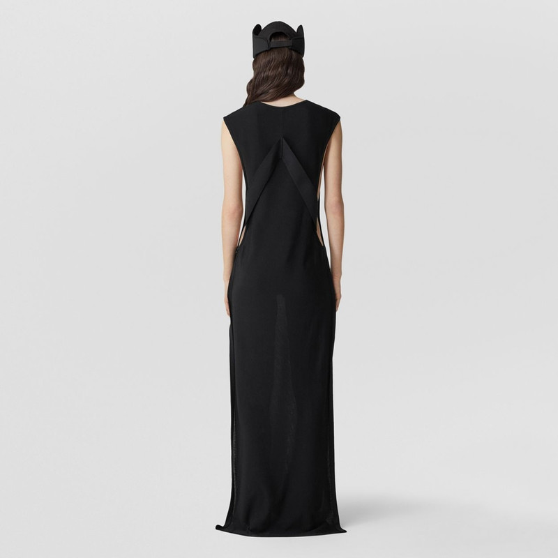 Geometric Detail Stretch Jersey Dress 4