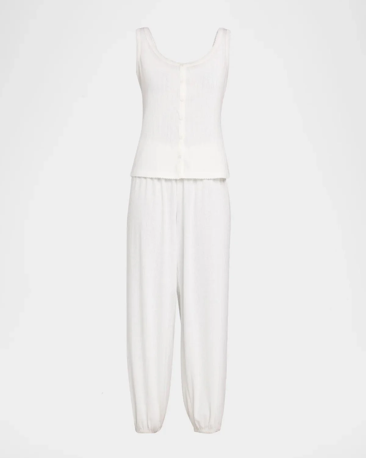 Pointelle Jersey Sleep Set - 1