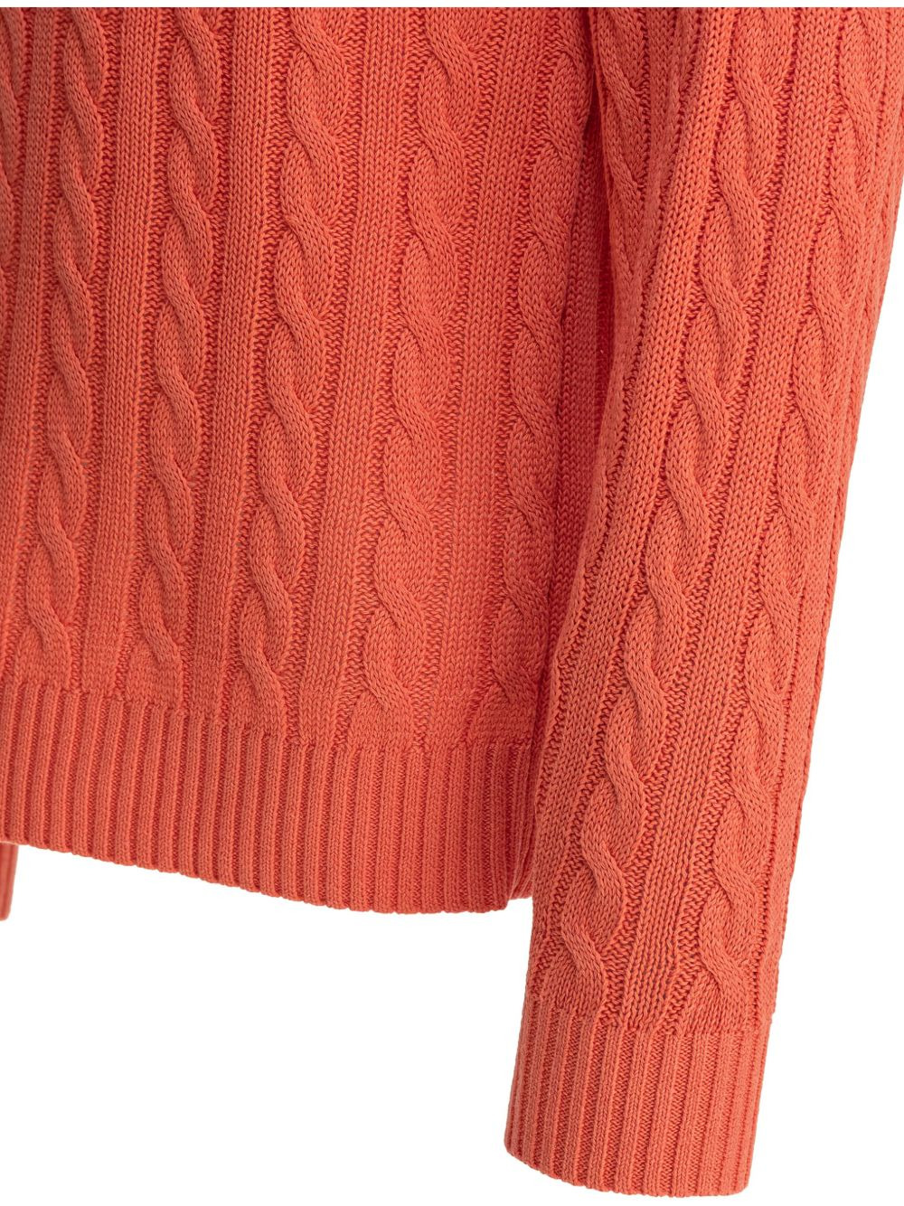 cable-knit crew-neck sweater - 4