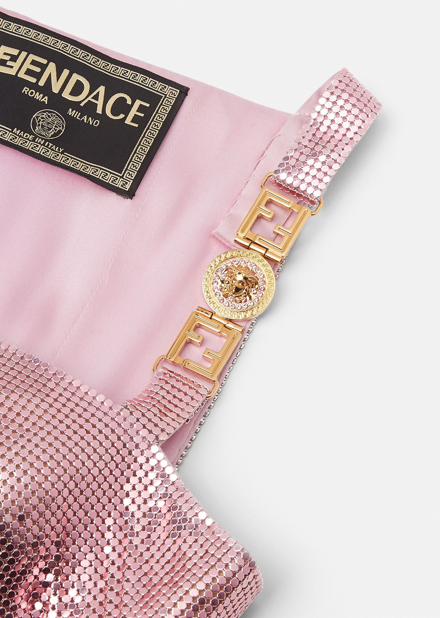 Fendace Metal Mesh Mini Dress - 6