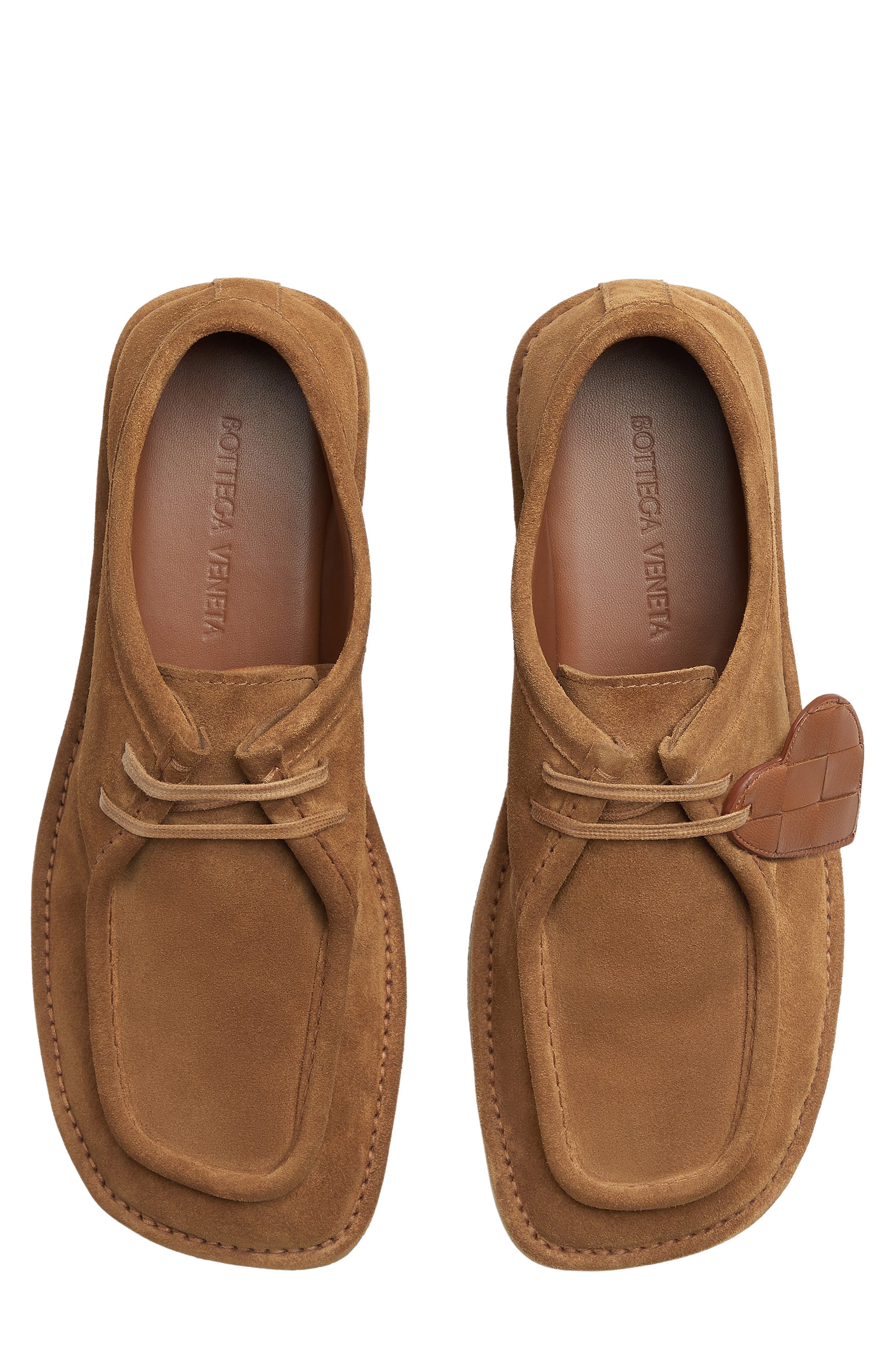 Bottega Veneta Daddy Boston Chukka Boot in 7665 Caramel at Nordstrom - 4