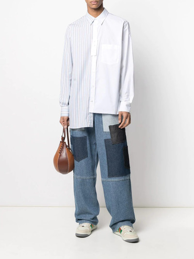 Lanvin multi-panel design shirt outlook