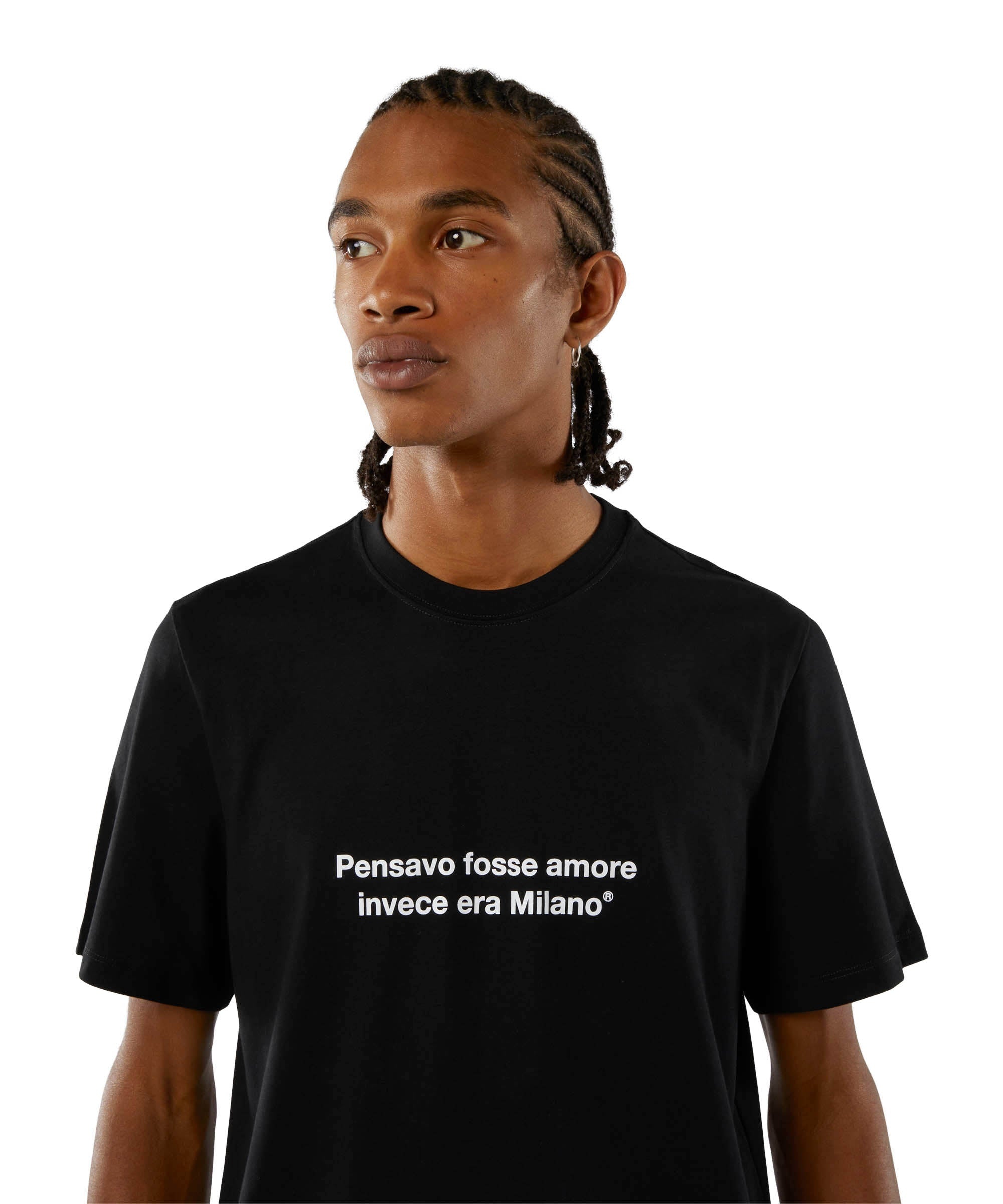 T-shirt quote "Pensavo fosse amore invece era Milano" - 9
