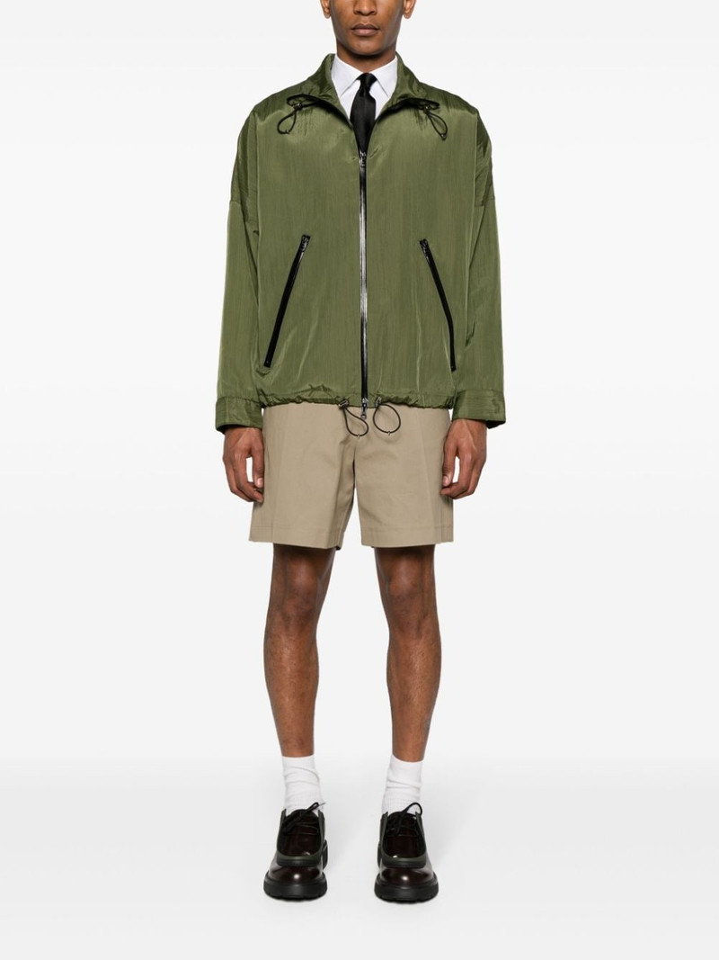 Valentino V logo-plaque cotton shorts outlook