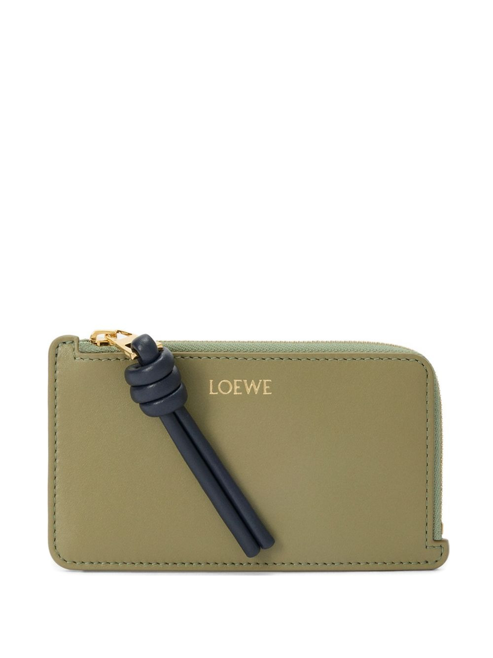 Knot zip-fastening wallet - 1
