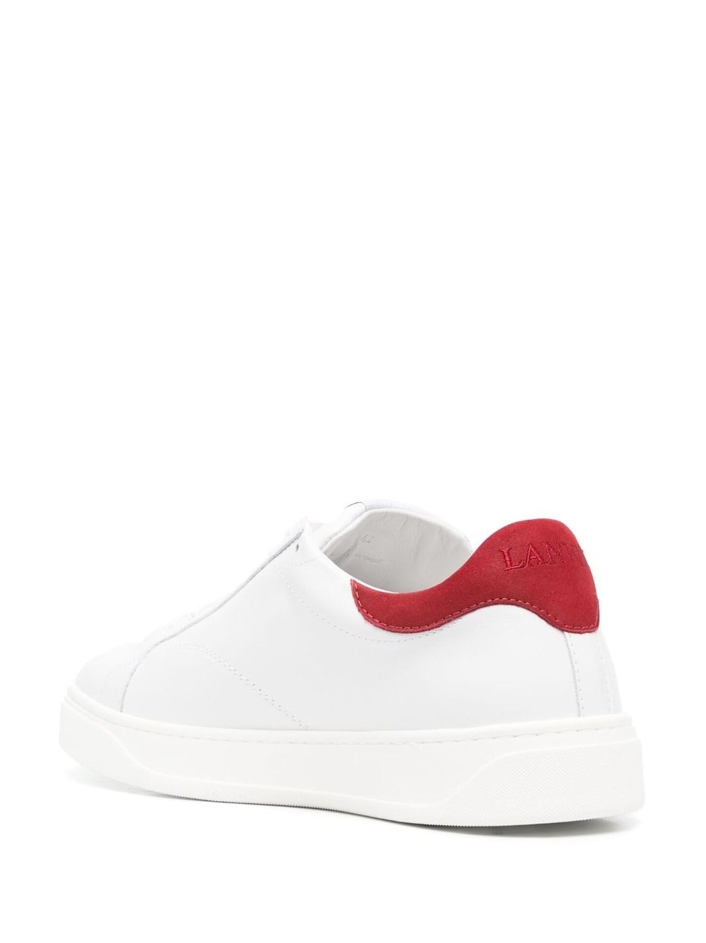 logo-patch lace-up sneakers - 3