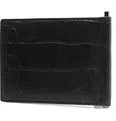 Logo-Appliquéd Croc-Effect Leather Bifold Cardholder with Money Clip - 7