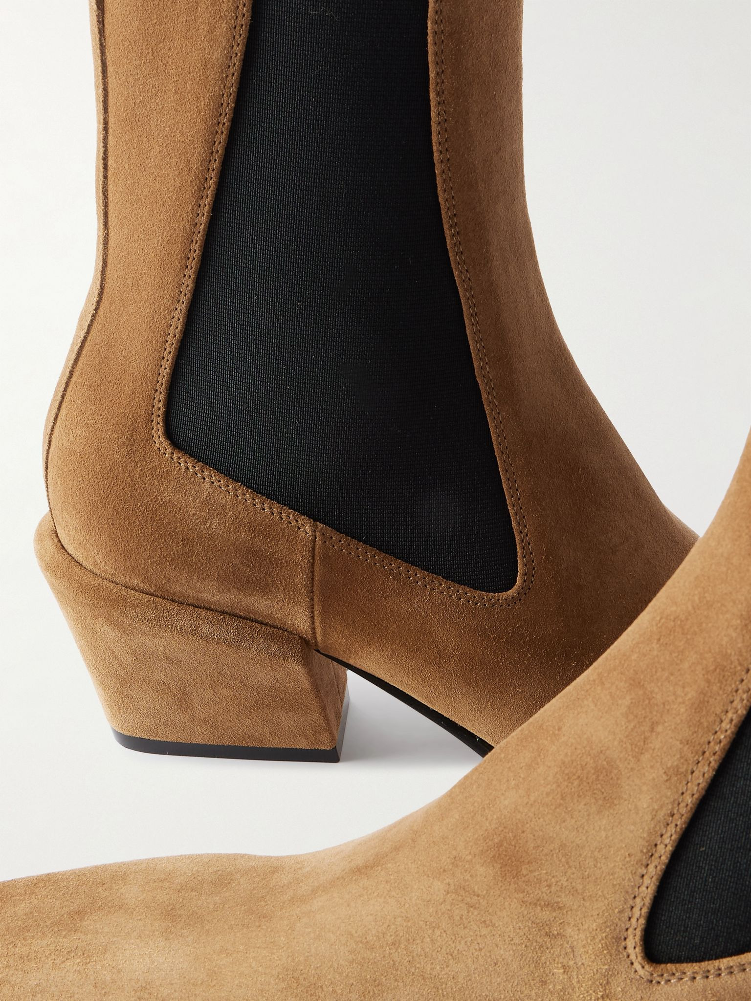 Bettina suede ankle boots Tan - 4