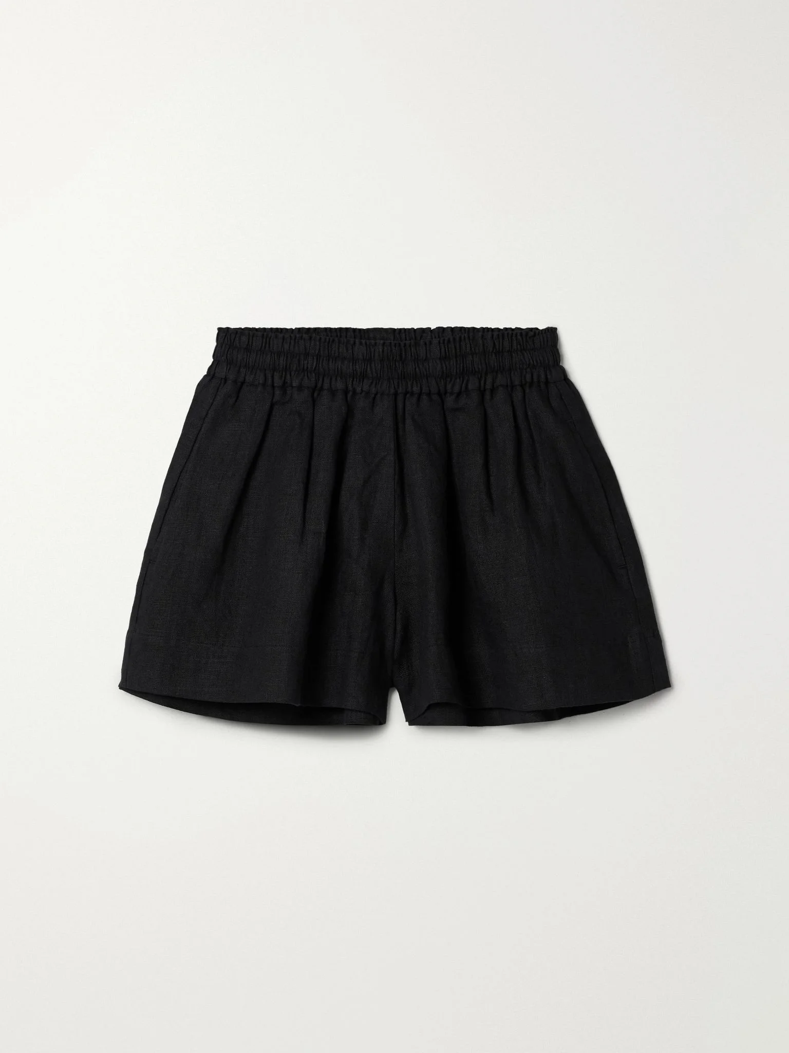 Shkip linen shorts Black - 1