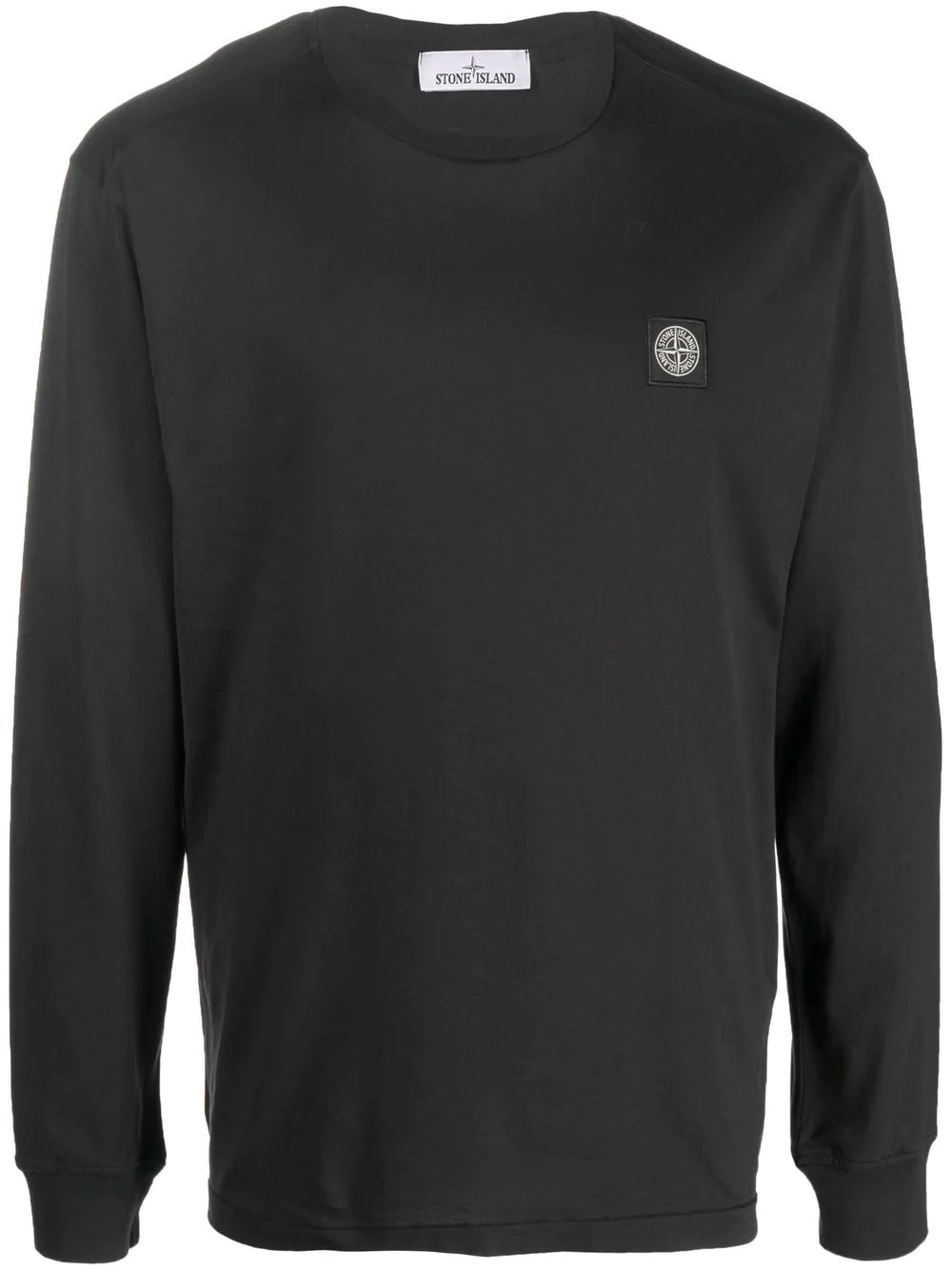 Compass logo-patch long-sleeve top - 1