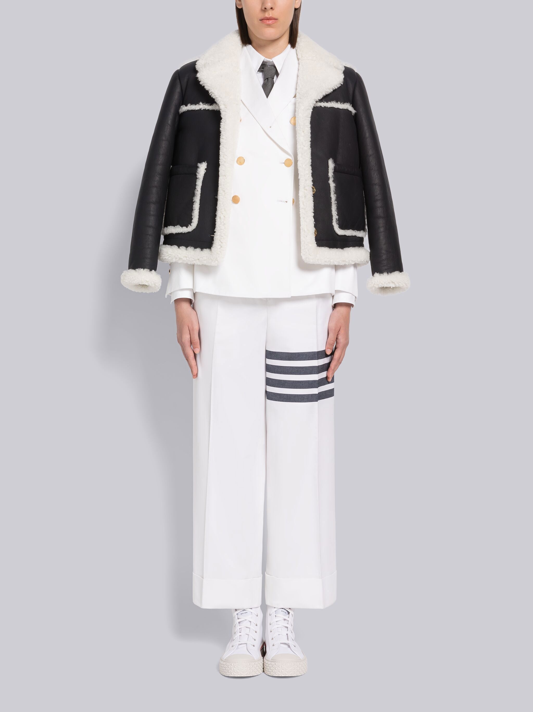 Shearling Patch Pocket Jacket - 4