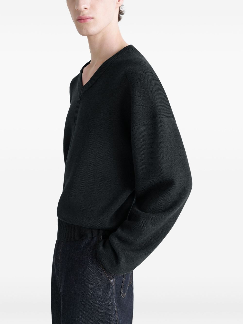 V-neck sweater - 4