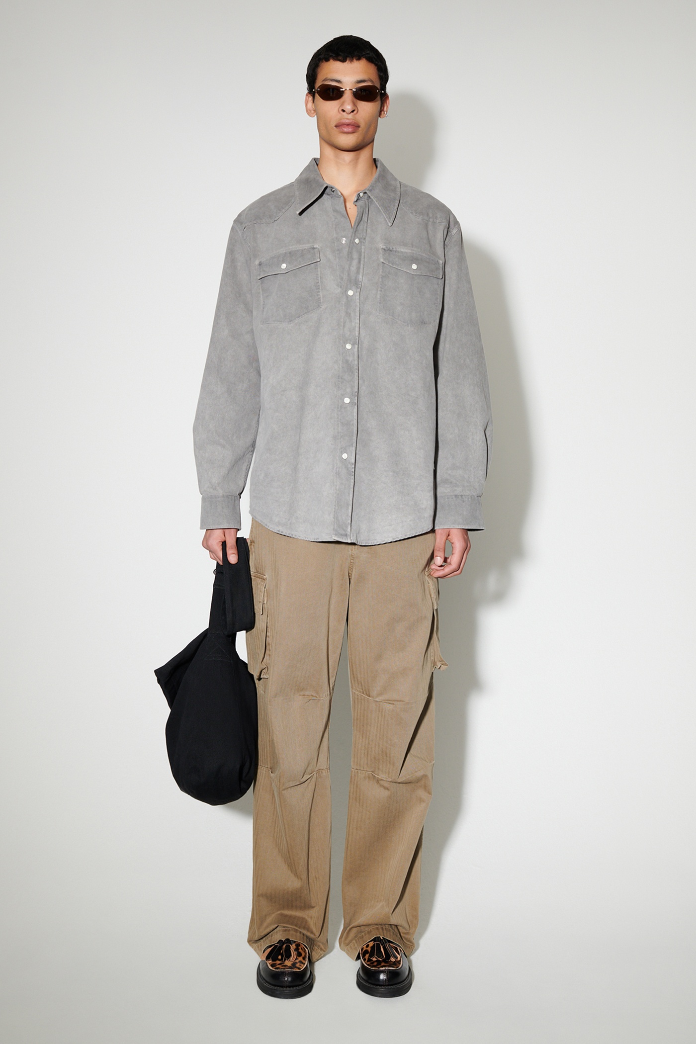 Frontier Shirt Attic Carbon Wash Denim - 2