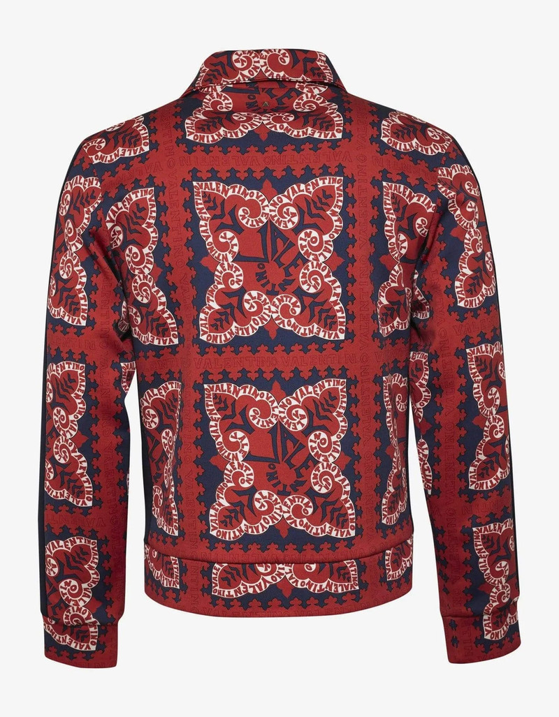 Valentino Valentino Red Mini Bandana Print Jacket outlook