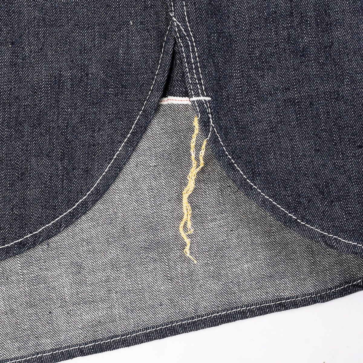 IHSH-322-IND 10oz Selvedge Denim Work Shirt - Indigo - 13