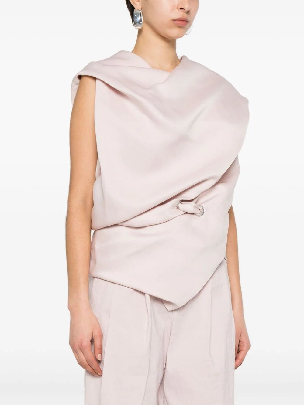 Issey Miyake Women Enveloping Shirt - 6