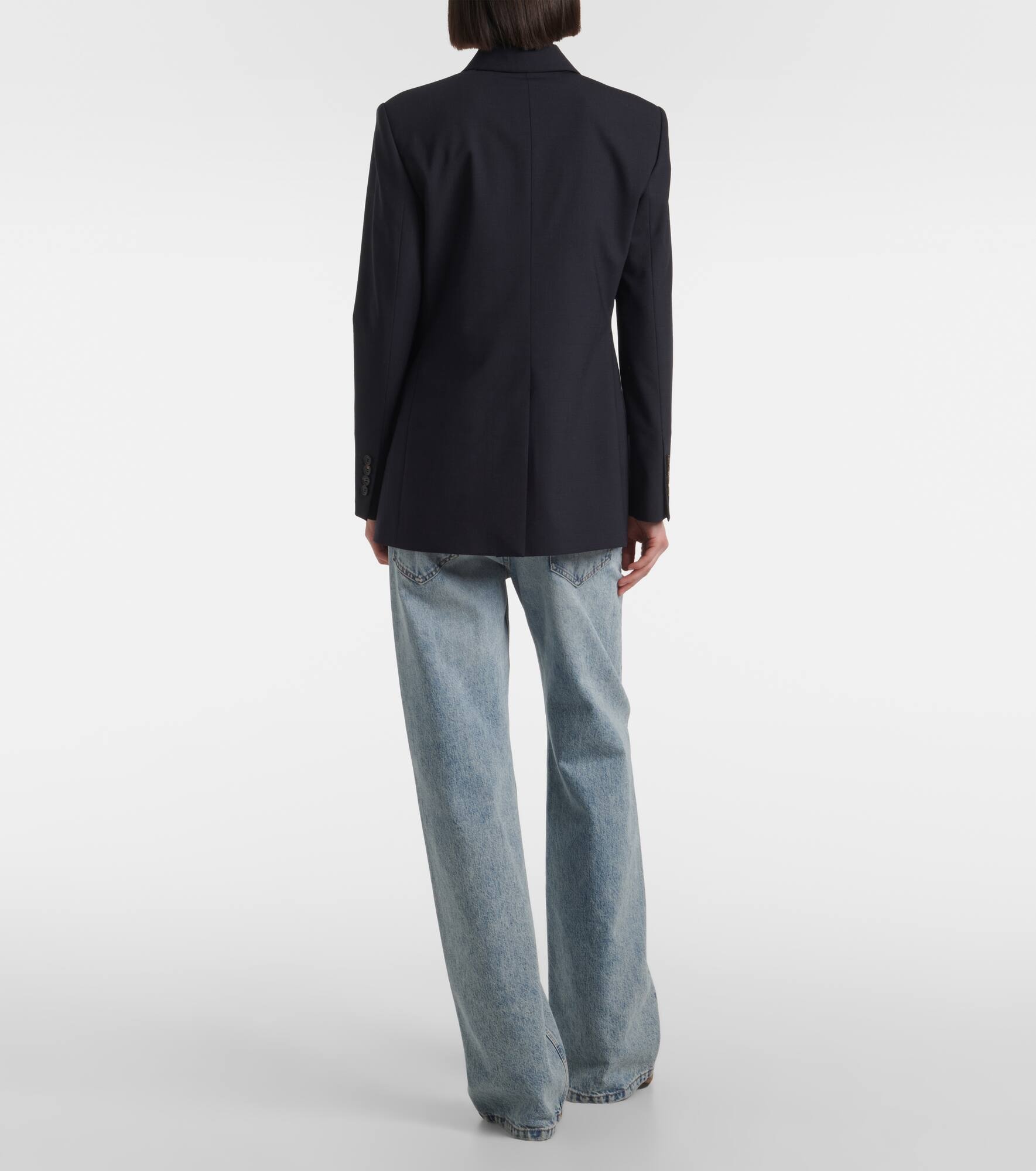 Wool-blend blazer - 3