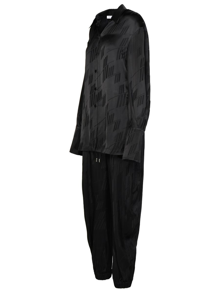 オールインワン・サロペット THE ATTICO Women Jumpsuits 24A247WCO14A014 100 Black THE ATTICO THE ATTICO BLACK VISCOSE JUMPSUIT | baltini