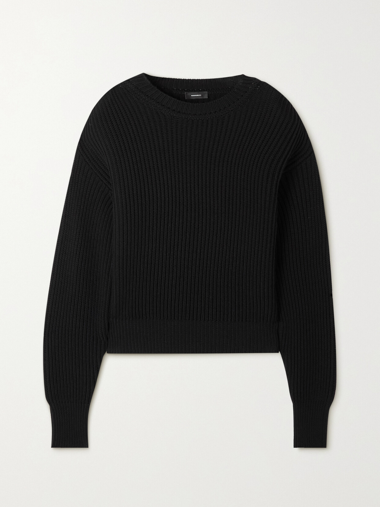 + Hailey Bieber Ribbed Wool Sweater - 1